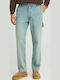 Men's Jeans Pants with Regular Fit Washed
