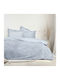 Nima Duvet Cover Set Cotton Queen with 2 Pillowcases 220x240 Mocca Grey