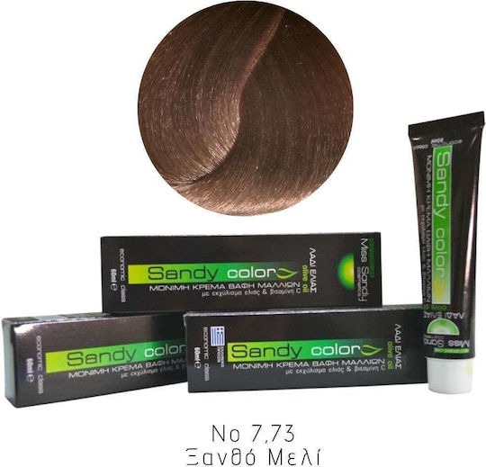 Miss Sandy Cream Color Haarfärbemittel 7/73 Blond Melie 60ml