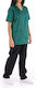 Women's Green Pants & Blouse Set