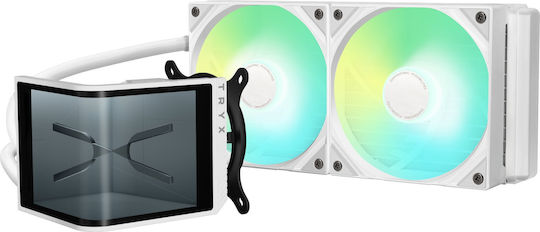 Tryx Panorama SE Υδρόψυξη AIO CPU με 2 Ανεμιστήρες 120mm και ARGB Φωτισμό Λευκή