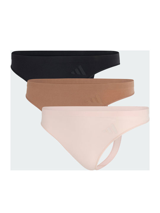 Ultimate Stretch Γυναικεία String 3Pack Μαύρο