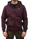 Cardigan With Hood Burgundy