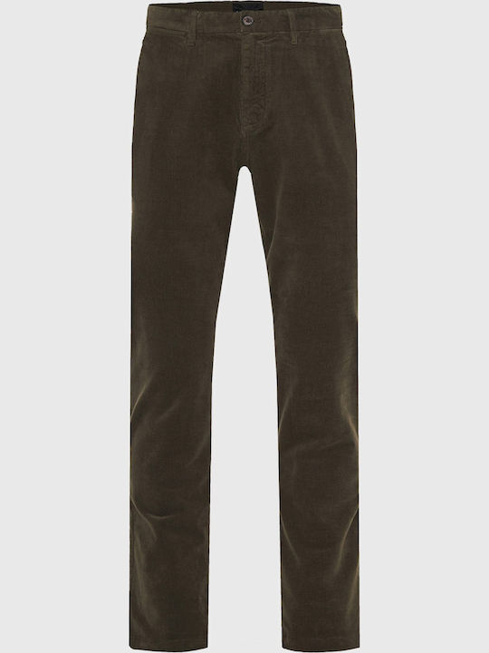 Funky Buddha Trousers Chino in Regular Fit Khaki