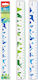 Geometrische Werkzeuge Lineal Deco 30cm