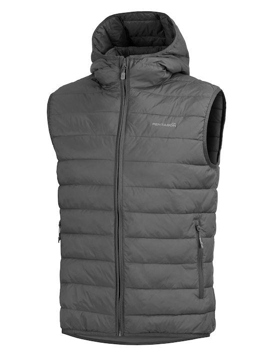 Pentagon Aurora Sleeveless Jacket Cinder Grey