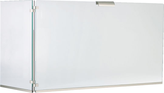 Zogometal Abdeckung 90x40x50cm Silber