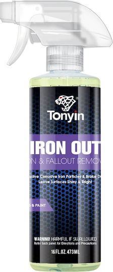 Tonyin TN03 Iron & Fallout Remover Spray Curățare pentru Jante Auto 473ml