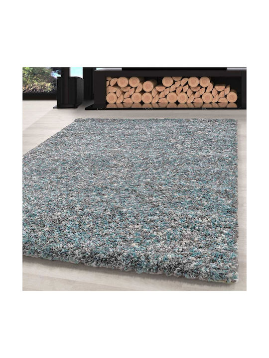 Lanudo 4500a Teppich Kamin Rechteckig Synthetisch,Polyester/Cotton/Leather Blue