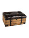 Trunk – Stool Leather Upholstery 48*29.5*21cm