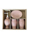 Decomarket Set Accesorii Baie Ceramică 4buc