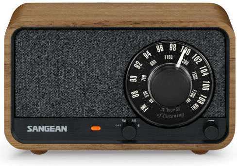 Sangean WR-8 Φορητό Ραδιόφωνο Επαναφορτιζόμενο με Bluetooth Vintage Walnut