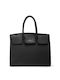 Lorrain Leder Damen Schultertasche Grau