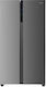 Heinner Side-by-Side Kühlschrank 532Es Total NoFrost H177xB91xT67cm. Inox HSBS-HM532NFINVXD