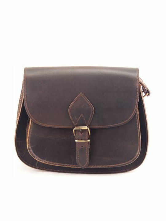 -leather Leather Women's Bag Crossbody Brown