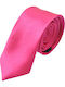 Men's Tie Synthetic Monochrome in Pink Color