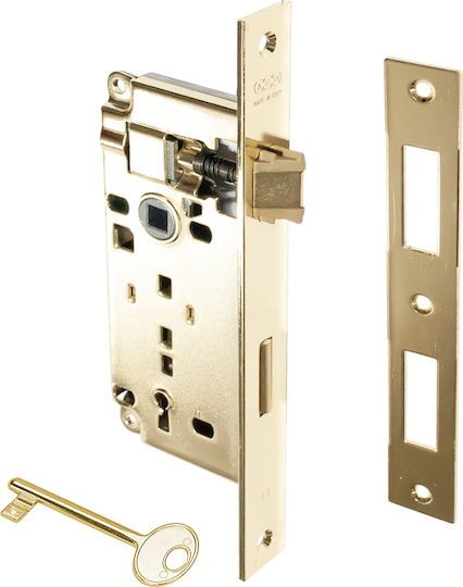 Mesoportas Lock Square Center 40-75mm Gold Agb Atene