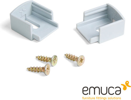 Краища Профил Алуминий П Лента LED Emuca 5143421