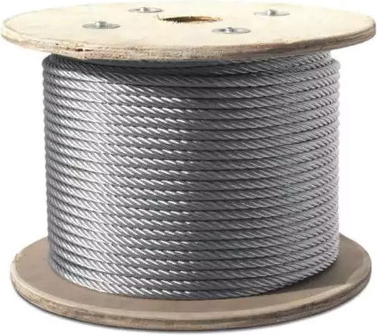 Galvanized Wire Rope With Fiber Core 6x7+fc Up To 5 Millimeters 6x19+fc Over 6 Millimeters Meter 3mm