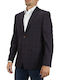Men's Winter Suit Jacket Slim Fit Purple