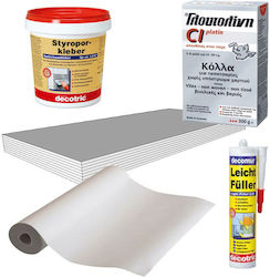 Complete Interior Wall and Ceiling Insulation System PUFAS Germany Set up to 4 Square Meters