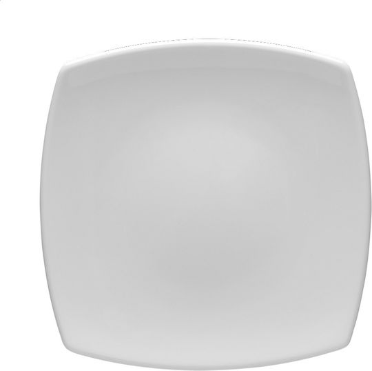 Lubiana Plate Shallow Square made of Porcelain White 25x25cm 6pcs