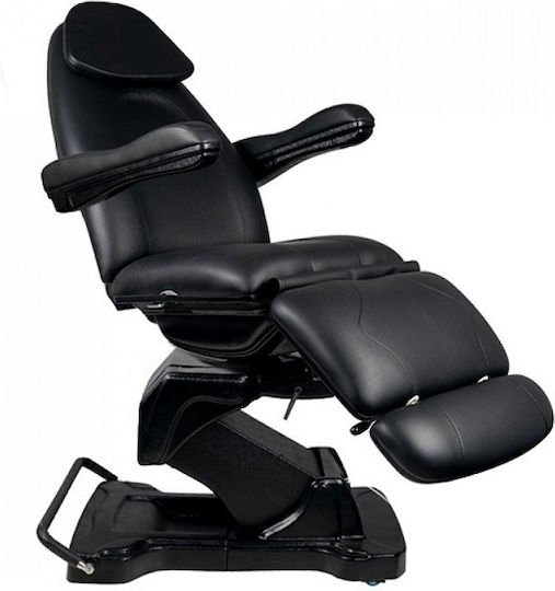 Beauty Chair with Adjustable Height Black