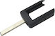 Blank Key Chip Slot Opel Blade Hu100bt00
