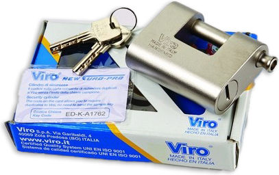 Viro Ατσάλινο Λουκέτο Τάκου με Κλειδί 78mm