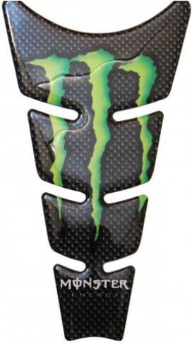 Tankpad Qtr Monster 3D Negru Aspect Carbon