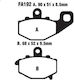 Brake Pads Fa192 Adige P219 Asx Organic Zx6r Zx9r Zx10r Rear