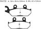 Pads Fa172 Adige P129 Asx Organic Xtz660 Tenere Xt600e 90-03 Front
