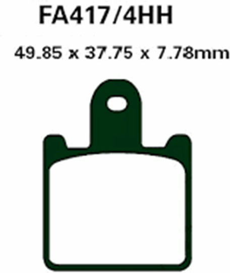 Pads Fa417/4 Adige P268 Acx Sintered Gold Zx6r Z1000 Zzr1400 B-king Etc Valve X 2 Sets Caliper