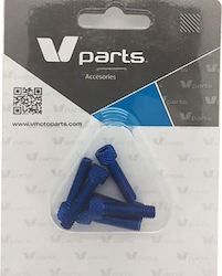 Βιδα Μπλε 5χ20mm Στενο Κεφαλι 6τεμ/σετ Vicma