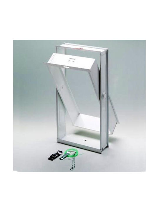 Aufklappbar Fenster Metall B21.7xH43.5cm