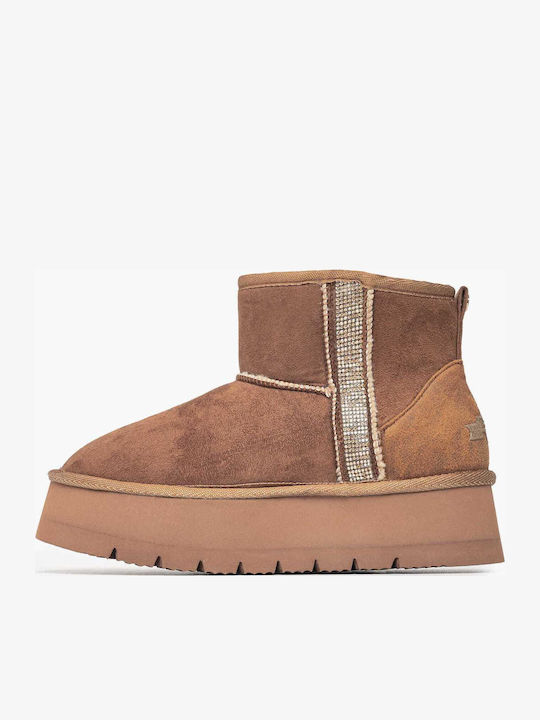 Cizme Copii din Suede Tabac maro