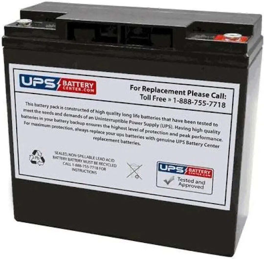 Ritar Power Ev12-18 Акумулаторна Батерия 12v 18ah Agm F13/m5 Клеми