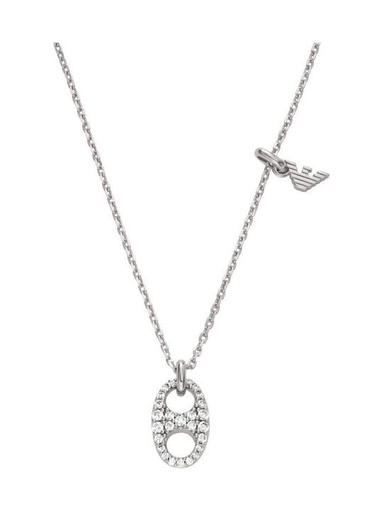 Emporio Armani Necklace from Silver with Zircon