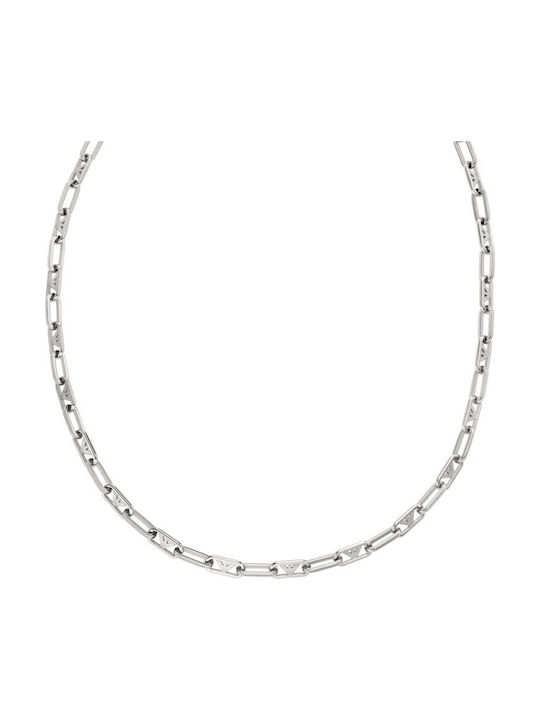 Emporio Armani Halskette aus Stahl Emporio Armani Halskette aus Stahl