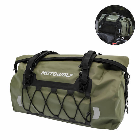 Motowolf Mb4gn66l Motorcycle Tail Bag Waterproof 66lt
