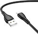 Borofone Regulär USB 2.0 auf Micro-USB-Kabel Schwarz 1m 1Stück