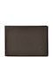 Leather Men's Wallet Classic with RFID Brown
