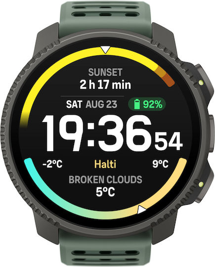 Suunto Vertical 2 48mm Rezistent la apă Smartwatch (Titanium Sage)