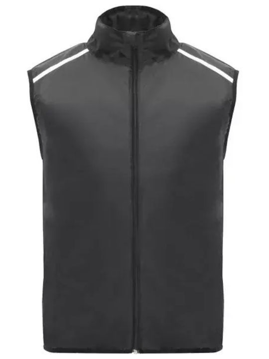 Jannu Sleeveless Jacket Waterproof and Windproof Black