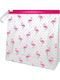 Transparent Cosmetic Bag Flamingos