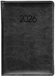 Ydrogeios Daily Planner 2026 Black 17x24cm