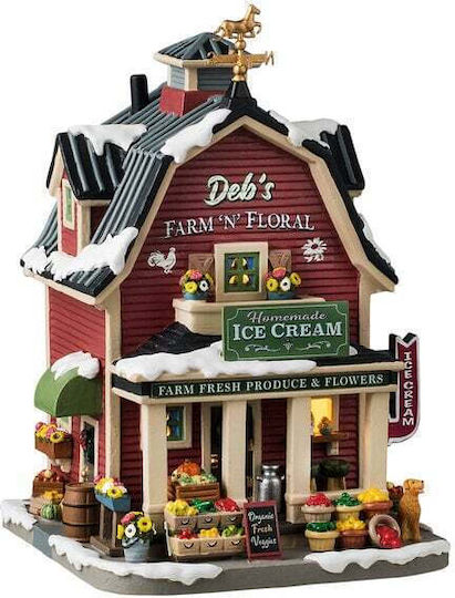 Casă Lemax Deb's Farm 'n' Floral 21x14.3x15.5cm Adaptor