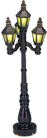 Accesorii Lemax Old English Street Lamp 11.5x3.5x3.5cm Funcționează Cu Baterii 4.5v