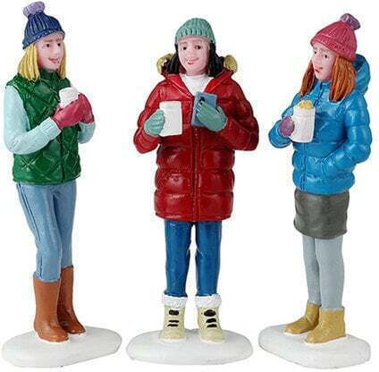 Figurine Lemax Hot Cocoa Friends Set/3 6.8x7.4x1.8cm