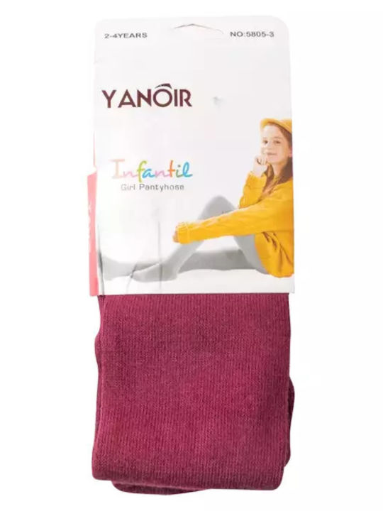 Yanoir Детски Чорапогащник burgundy
